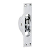 Tradco Sash Pulley Chrome Plated