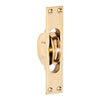 Tradco Sash Pulley Polished Brass