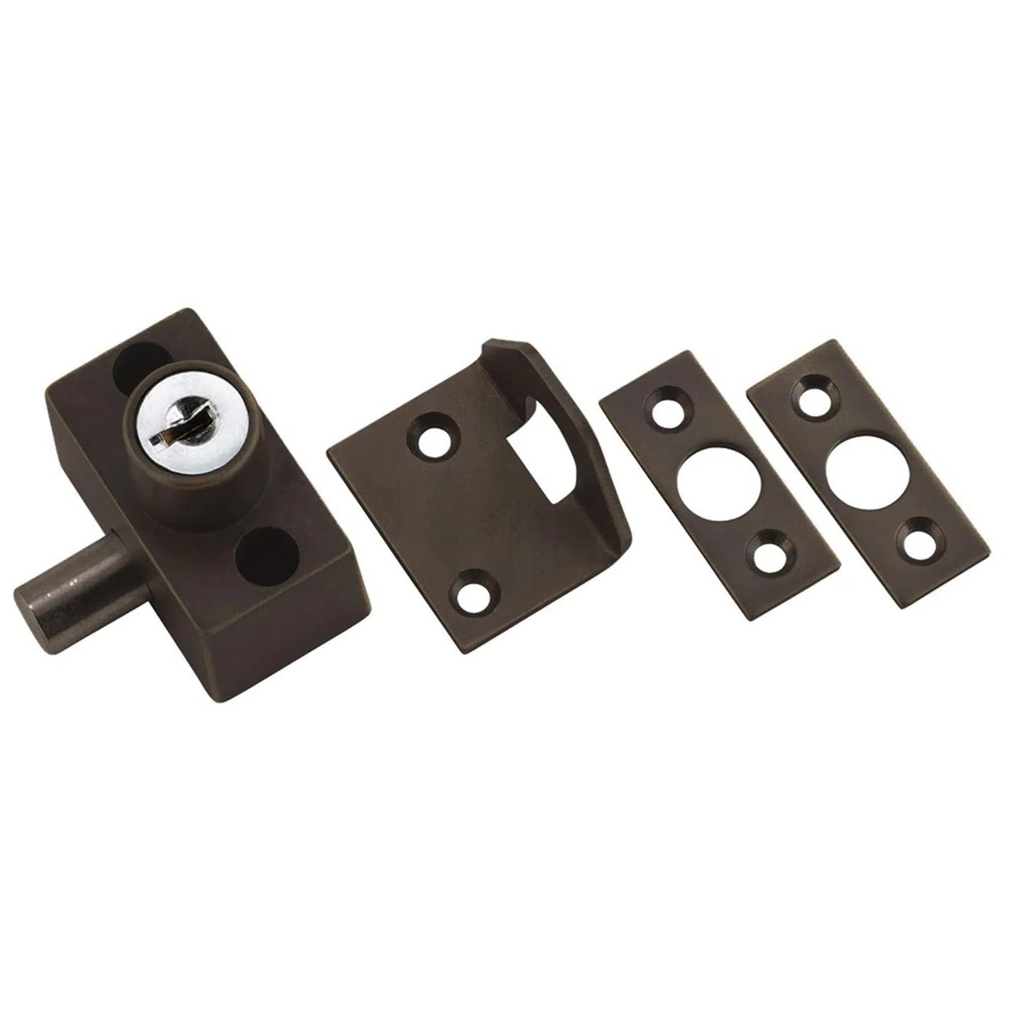 Tradco Sash / Sliding Window Lock Antique Brass