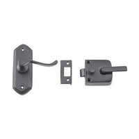 Tradco Screen Door Latch Right Hand External Matt Black