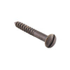 Tradco Screw Domed Head Antique Brass 25mm Pkt 50