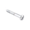 Tradco Screw Domed Head Chrome Plated 25mm Pkt 50