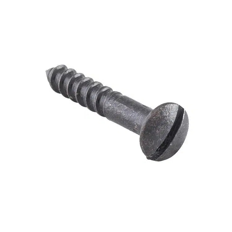 Tradco Screw Domed Head Packet 50 Matt Black 19mm 5 Gauge