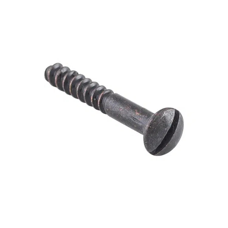 Tradco Screw Domed Head Packet 50 Matt Black L25 6 Gauge