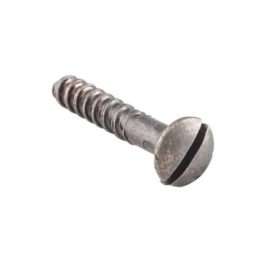 Tradco Screw Domed Head Packet 50 Rumbled Nickel 19mm 5 Gauge