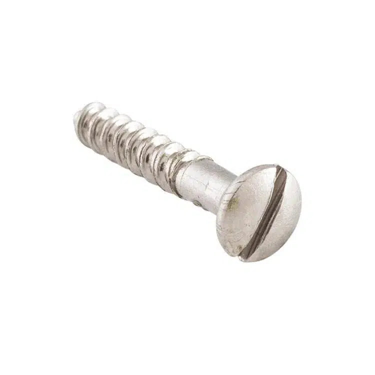 Tradco Screw Domed Head Packet 50 Satin Nickel L19 5 Gauge