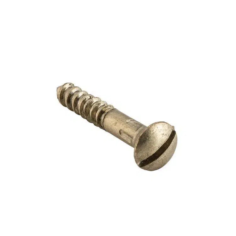 Tradco Screw Domed Head Satin Brass 19mm Pkt 50