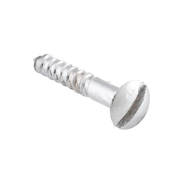 Tradco Screw Domed Head Satin Chrome 19mm Pkt 50