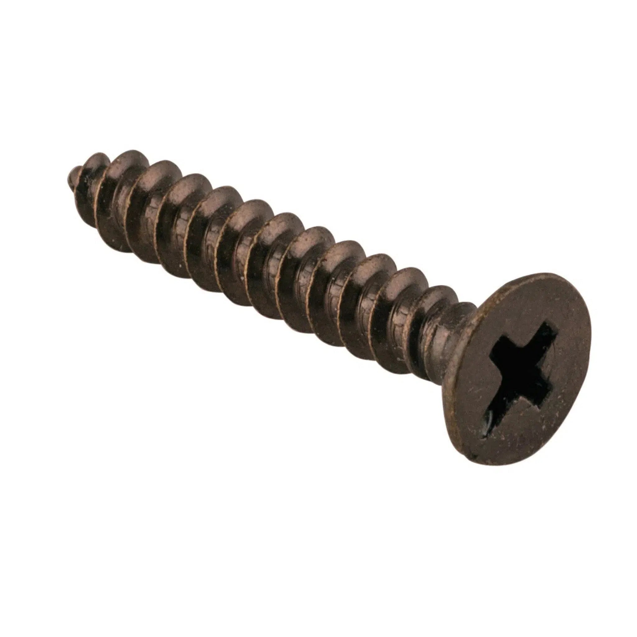 Tradco Screw Hinge Packet 50 Antique Brass L25mm 8 Gauge