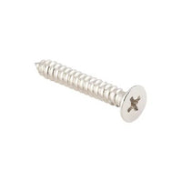 Tradco Screw Hinge Packet 50 Polished Nickel L32mm 10 Gauge