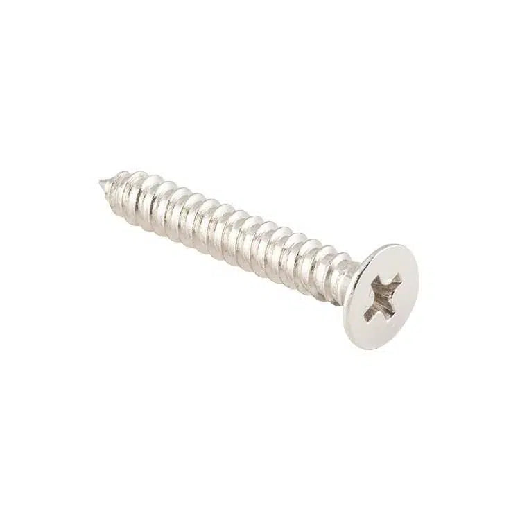 Tradco Screw Hinge Packet 50 Polished Nickel L32mm 10 Gauge