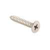 Tradco Screw Hinge Packet 50 Satin Chrome L25mm 8 Gauge