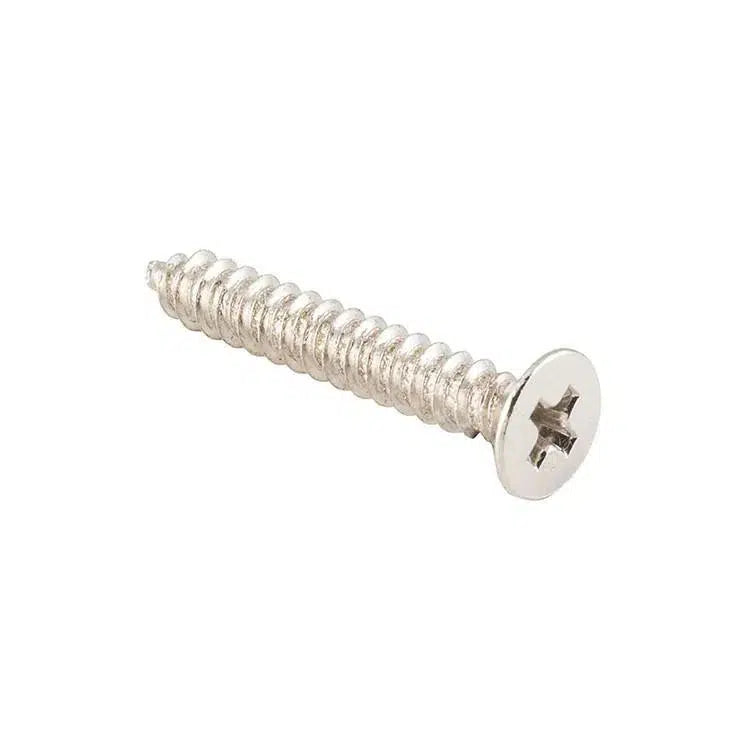 Tradco Screw Hinge Packet 50 Satin Nickel L32mm 10 Gauge