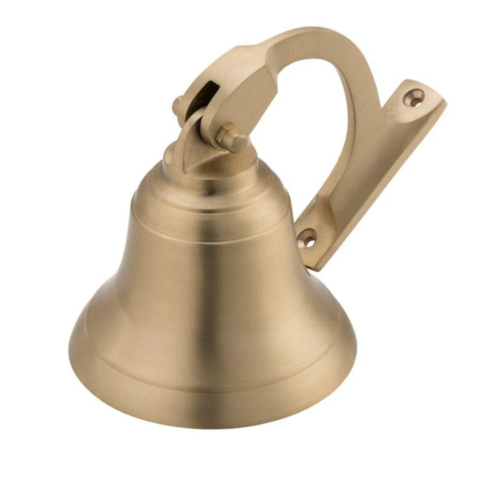 Tradco Ships Bell Satin Brass D100mm
