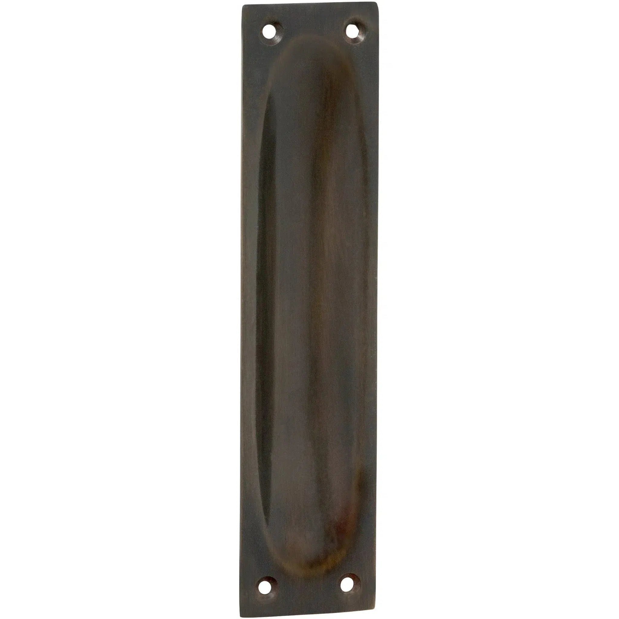 Tradco Sliding Door Pull Classic Large Antique Brass H140xW32mm