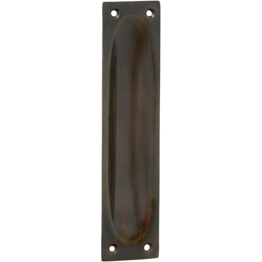 Tradco Sliding Door Pull Classic Large Antique Brass H140xW32mm
