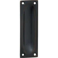 Tradco Sliding Door Pull Classic Small Antique Copper H88xW28mm