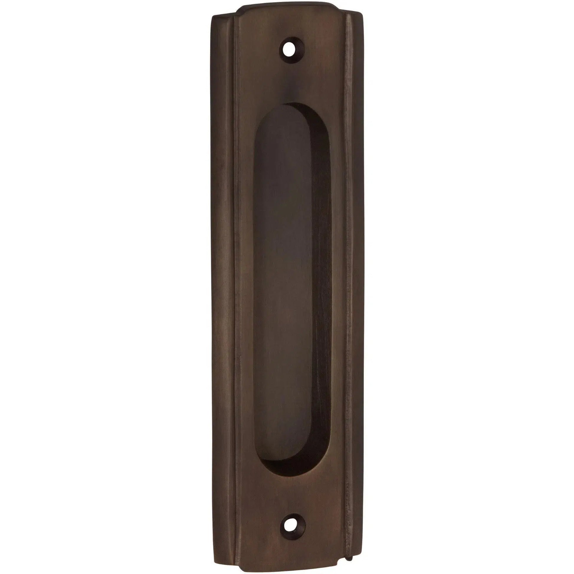 Tradco Sliding Door Pull Traditional Antique Brass H150xW43mm