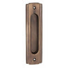 Tradco Sliding Door Pull Traditional Antique Brass H150xW43mm