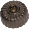 Tradco Switch Fluted Antique Brass