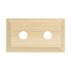 Tradco Switch Socket Block Classic Double Pine