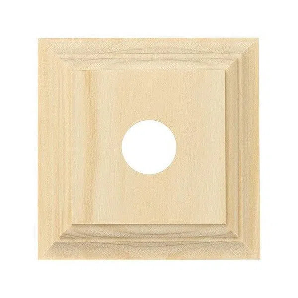 Tradco Switch Socket Block Classic Single Pine