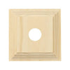 Tradco Switch Socket Block Classic Single Pine