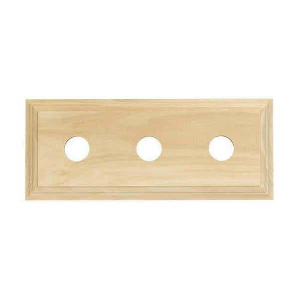 Tradco Switch Socket Block Classic Treble Pine