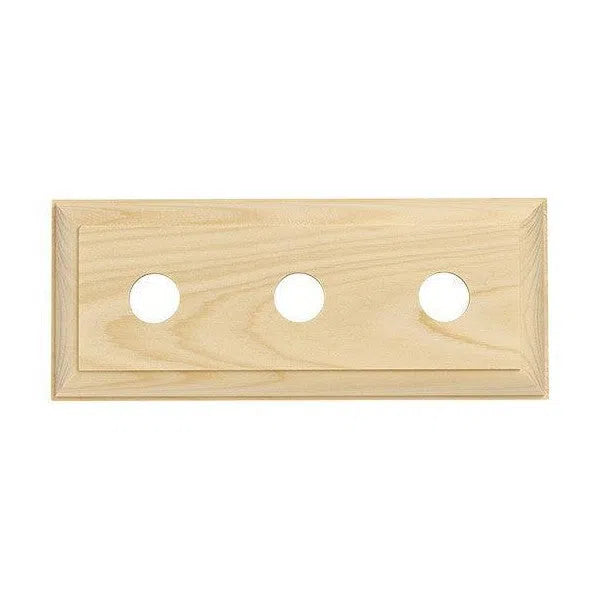 Tradco Switch Socket Block Traditional Treble Pine