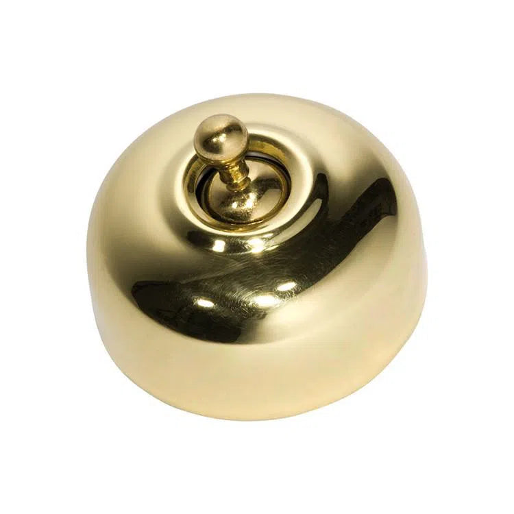 Tradco Switch Traditional Polished Brass