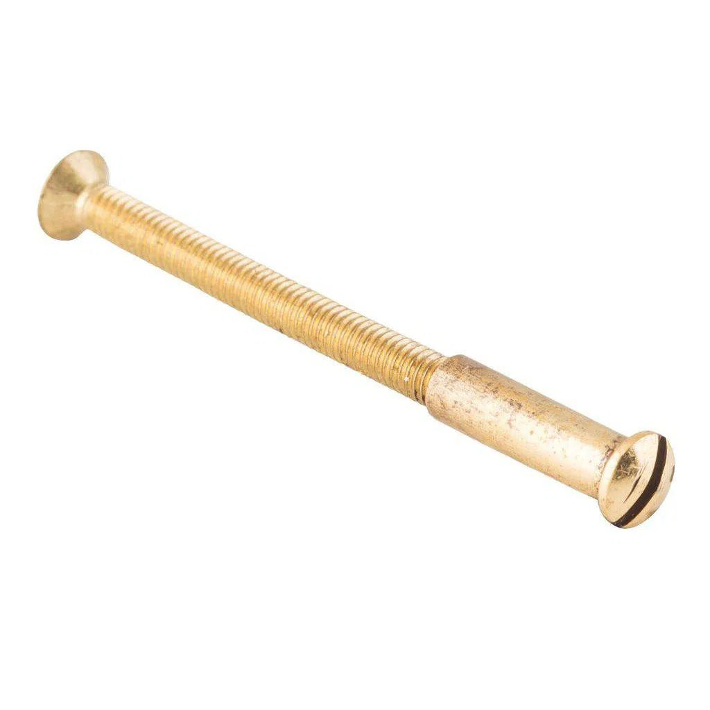 Tradco Tie Bolt Polished Brass L55 3 Gauge M4 Thread