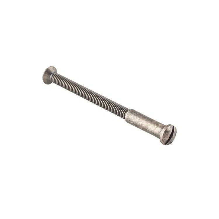 Tradco Tie Bolt Rumbled Nickel L55 3 Gauge M4 Thread