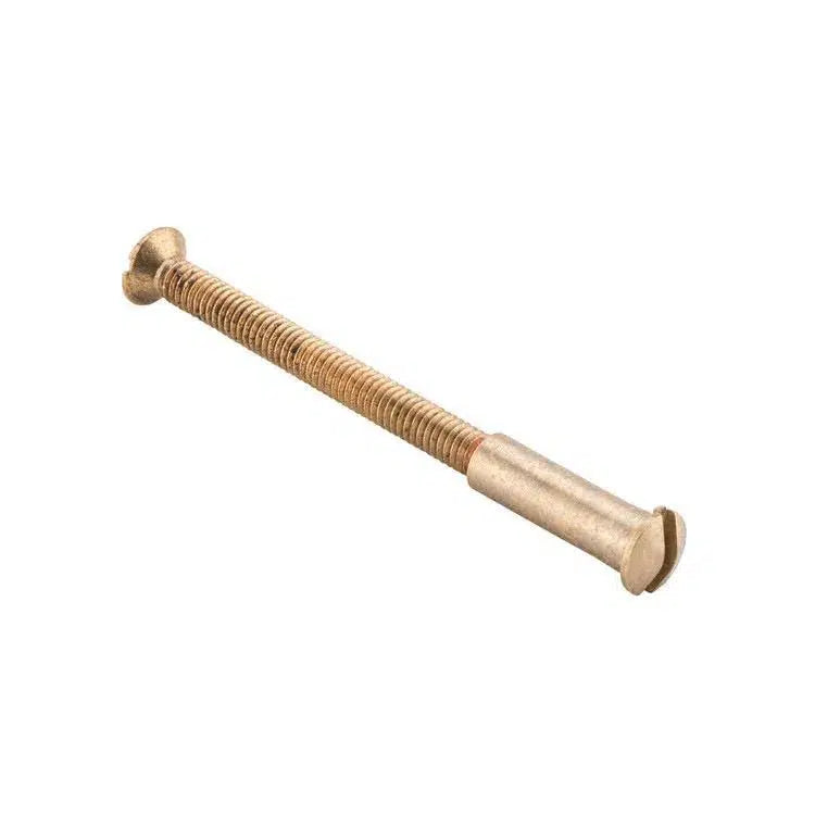 Tradco Tie Bolt Satin Brass L55 3 Gauge M4 Thread