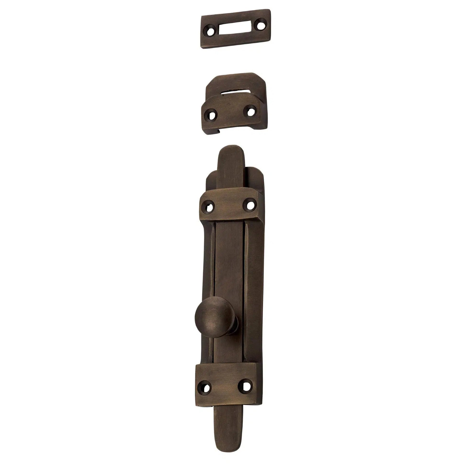 Tradco Tower Bolt Antique Brass