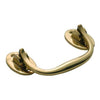 Tradco Trunk Handle Polished Brass H68xL120mm