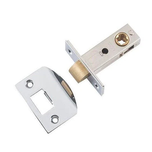 Tradco Tube Latch Split Cam Chrome Plated Backset 60mm