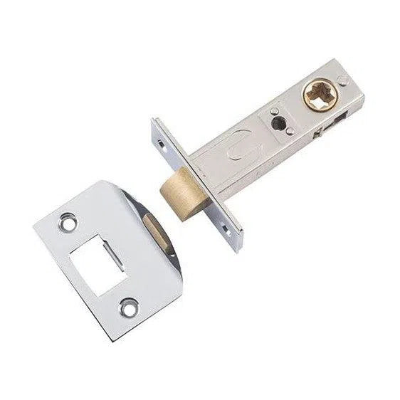 Tradco Tube Latch Split Cam Chrome Plated Backset 70mm