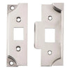 Tradco Tube Latch Split Cam Face Plate & Striker Kit Rebated Satin Nickel