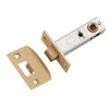 Tradco Tube Latch Split Cam Hard Sprung 'D' Striker Satin Brass Backset 60mm