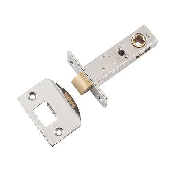 Tradco Tube Latch Split Cam Polished Nickel Backset 60mm