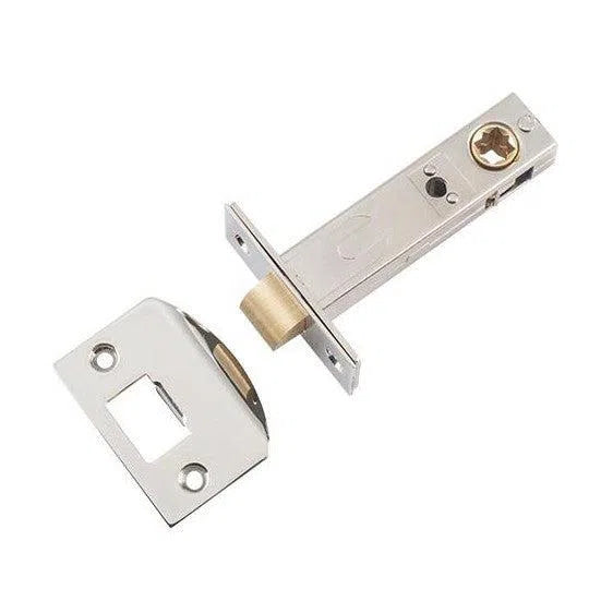 Tradco Tube Latch Split Cam Polished Nickel Backset 70mm