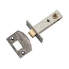 Tradco Tube Latch Split Cam Rumbled Nickel Backset 60mm