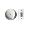 Tradco Turn Bell Plain Satin Chrome D90mm