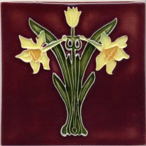 V4C Tubeline Fireplace Feature Tile 150x150x9mm