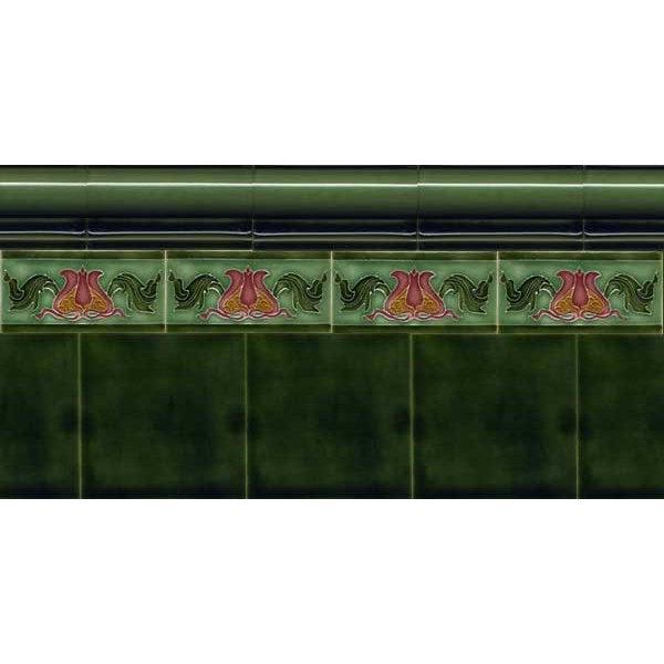 V76A Tubeline Fireplace Feature Tile 150x75x9mm