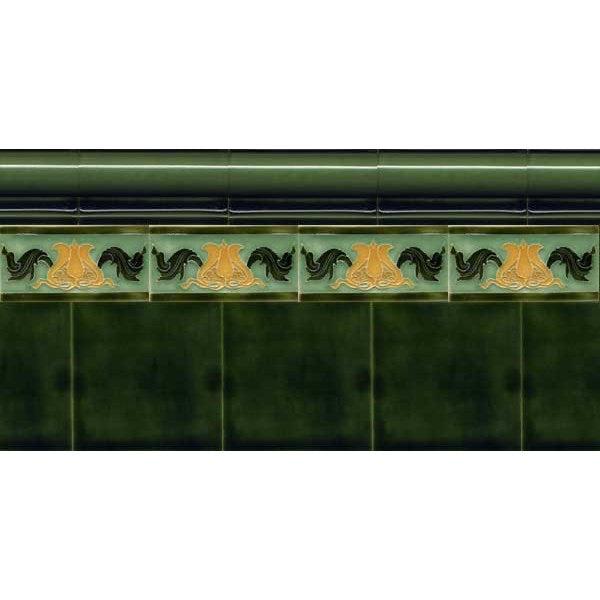 V76B Tubeline Fireplace Feature Tile 150x75x9mm